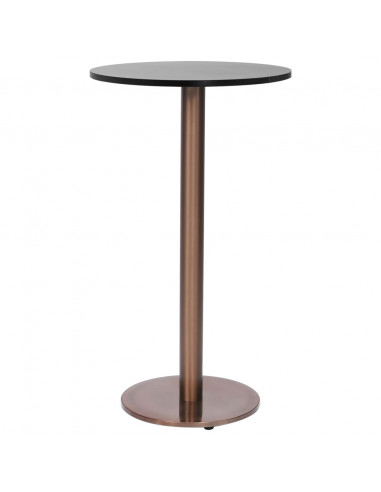 Gamba per Tavolino da Bar Oro Ø45x107 cm in Acciaio Inox