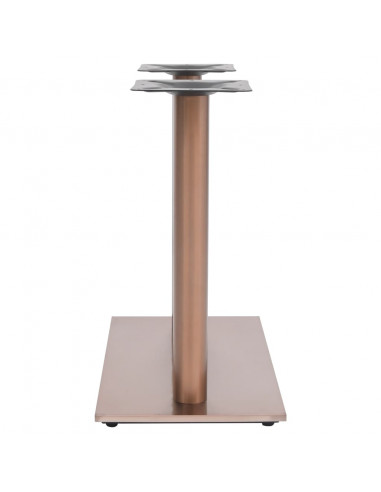 Gamba per Tavolino da Bar Ottone 70x40x72 cm in Acciaio Inox