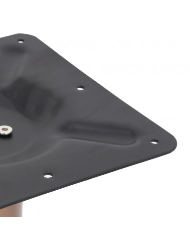 Gamba per Tavolino da Bar Ottone 70x40x72 cm in Acciaio Inox