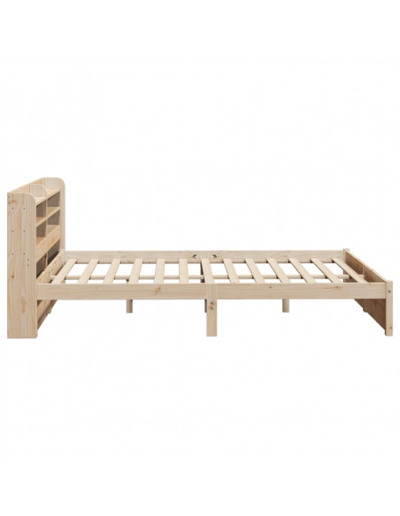 Giroletto con Testiera 160x200 cm in Legno Massello di Pino