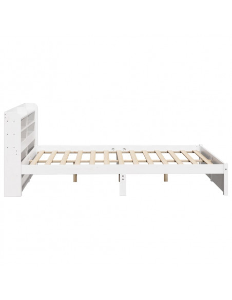 Giroletto con Testiera senza Materasso Bianco 140x190 cm