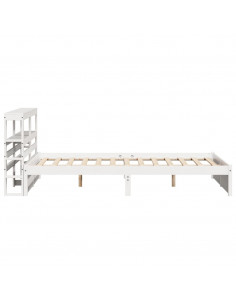 Giroletto con Testiera senza Materasso Bianco 160x200 cm