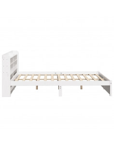 Giroletto con Testiera senza Materasso Bianco 160x200 cm