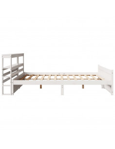 Giroletto con Testiera senza Materasso Bianco 180x200 cm