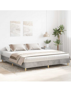 Giroletto senza Materasso Grigio Cemento 180x200 cm Truciolato 2