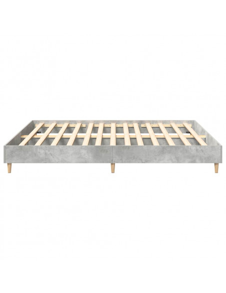 Giroletto senza Materasso Grigio Cemento 180x200 cm Truciolato