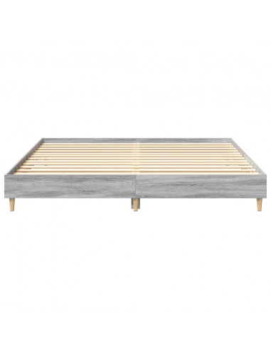 Giroletto senza Materasso Grigio Sonoma 160x200 cm Truciolato