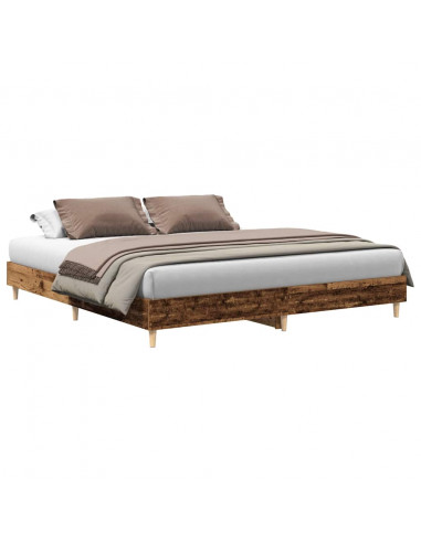 Giroletto senza Materasso Legno Antico 160x200 cm in Truciolato