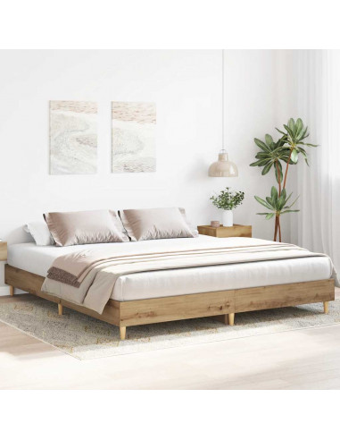 Giroletto senza Materasso Rovere Artigianale 160x200 cm