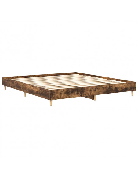 Giroletto senza Materasso Rovere Fumo 180x200 cm in Truciolato