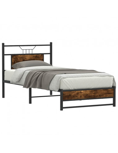 Giroletto senza Materasso Rovere Fumo 75x190 cm in Truciolato