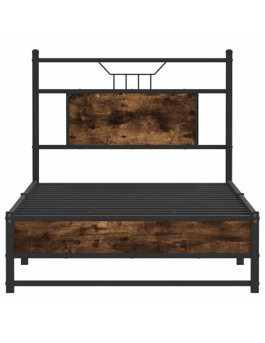 Giroletto senza Materasso Rovere Fumo 90x190 cm in Truciolato