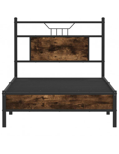 Giroletto senza Materasso Rovere Fumo 90x200 cm in Truciolato