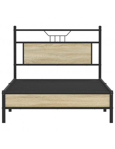 Giroletto senza Materasso Rovere Sonoma 100x190cm in Truciolato