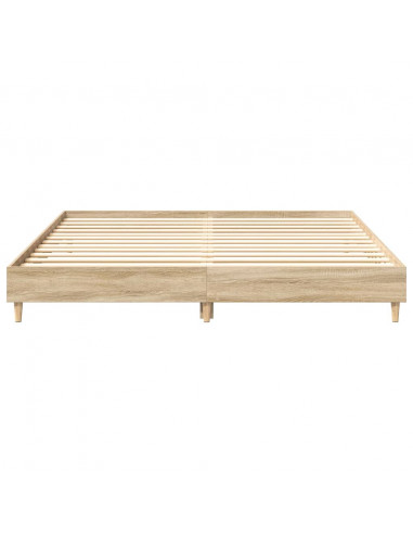 Giroletto senza Materasso Rovere Sonoma 160x200cm in Truciolato