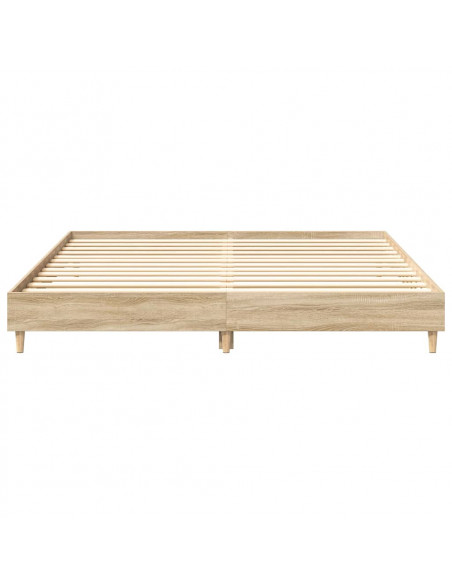 Giroletto senza Materasso Rovere Sonoma 160x200cm in Truciolato