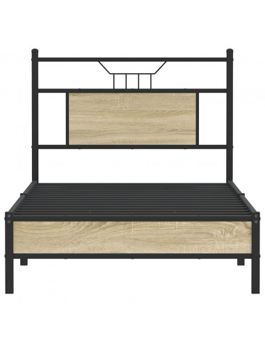 Giroletto senza Materasso Rovere Sonoma 75x190 cm in Truciolato