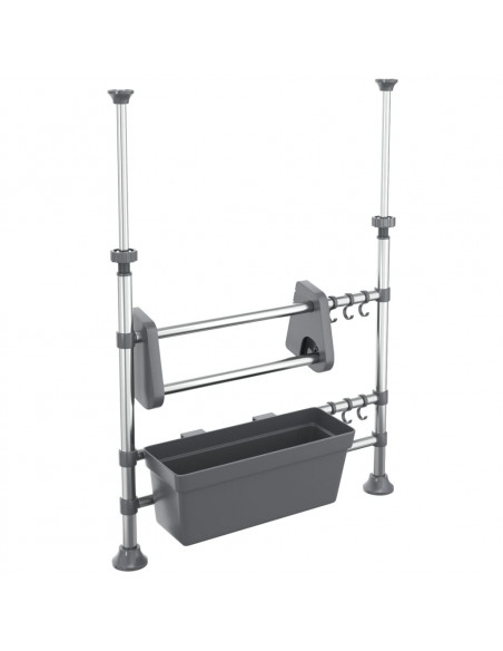 Organizer da Cucina Regolabile in Alluminio