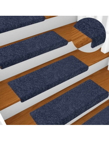 Tappetini Autoadesivi per Scale 20 pz Antracite 65x21x4 cm