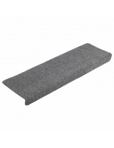 Tappetini Autoadesivi per Scale 20 pz Grigio Chiaro 65x21x4 cm 2