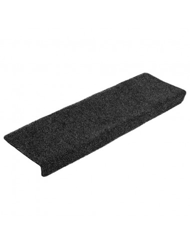 Tappetini Autoadesivi per Scale 20 pz Neri 65x21x4 cm