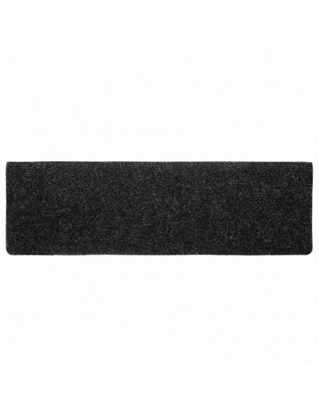 Tappetini Autoadesivi per Scale 20 pz Neri 65x21x4 cm