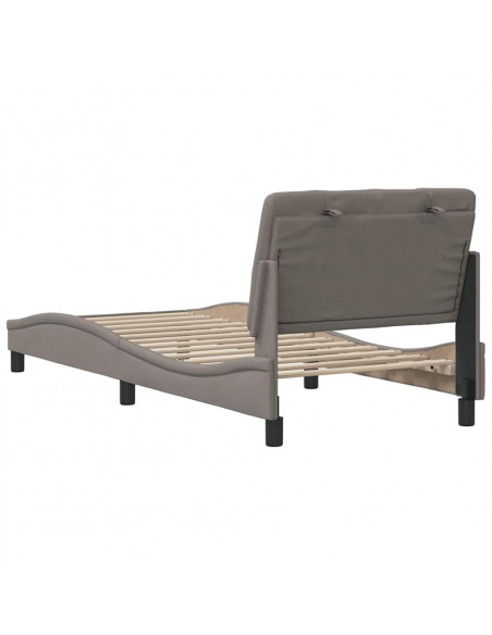 Giroletto senza Materasso Tortora 80x200 cm Tessuto