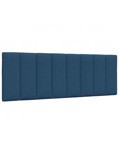 Letto con Materasso Blu 140x190 cm in Tessuto