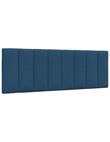 Letto con Materasso Blu 140x190 cm in Tessuto