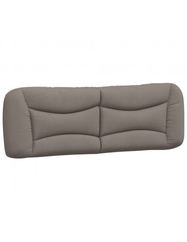 Giroletto con Luci LED Tortora 160x200 cm in Tessuto