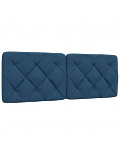 Giroletto con LED senza Materasso Blu 140x190 cm in Tessuto 2