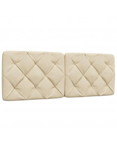 Giroletto senza Materasso Crema 140x190 cm in Tessuto