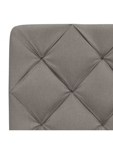 Giroletto senza Materasso Tortora 140x190 cm in Tessuto