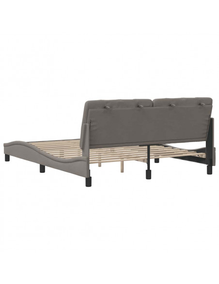 Giroletto senza Materasso Tortora 160x200 cm in Tessuto