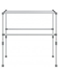 Stendibiancheria 83x(50-55)x(40-85) cm in Alluminio 2