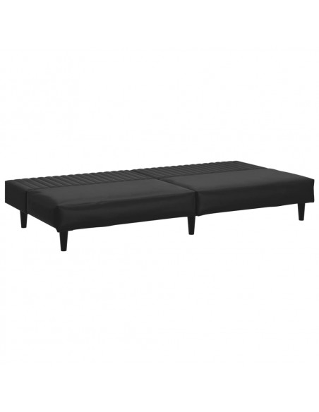 Set di Divani 2 pz Nero in Similpelle