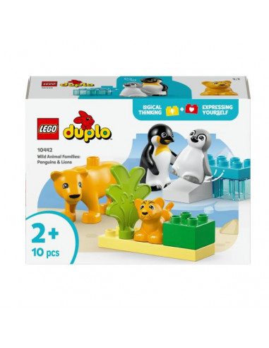 FAMIGLIE ANIMALI PINGUINI LEONI