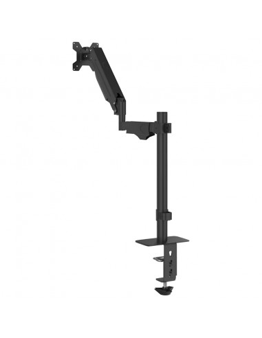 Braccio TV Singolo per Schermo 27 Pollici Molla a Gas 10 kg