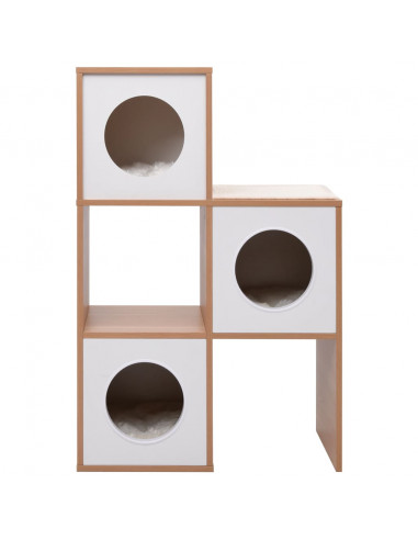 Cuccia per Gatti con Tappeto Tiragraffi in Sisal 100 cm