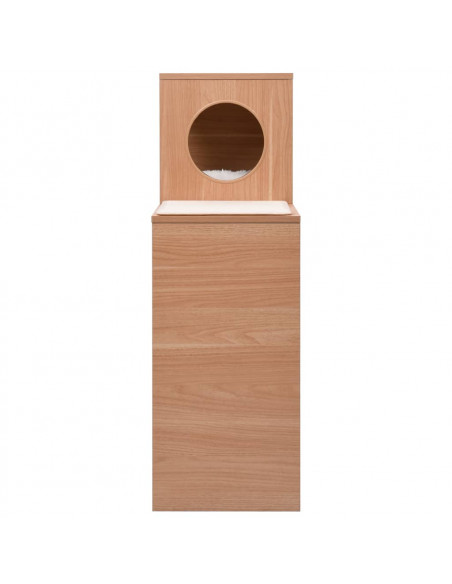 Cuccia per Gatti con Tappeto Tiragraffi in Sisal 100 cm