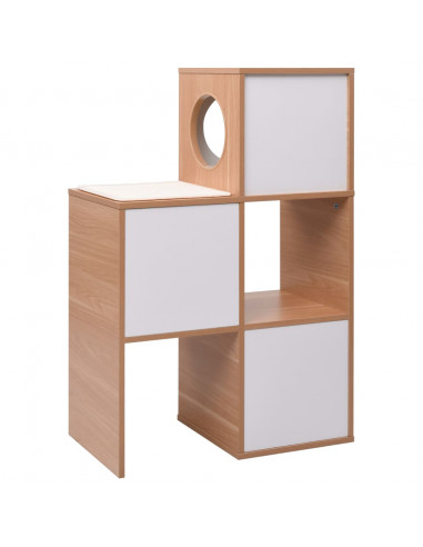 Cuccia per Gatti con Tappeto Tiragraffi in Sisal 100 cm