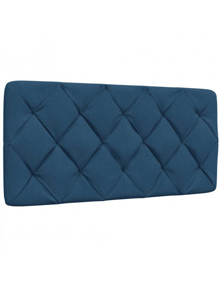 Giroletto con LED senza Materasso Blu 100x200 cm in Tessuto