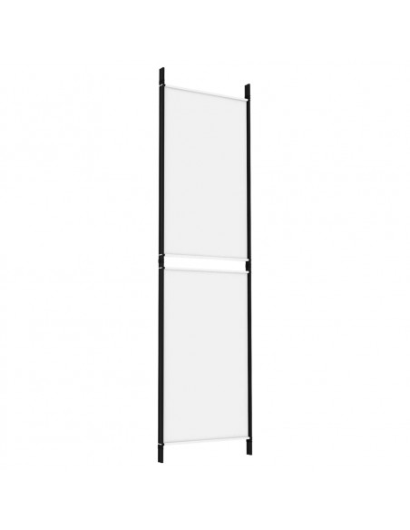 Divisorio a 3 Pannelli bianco 150x180 cm in Tessuto