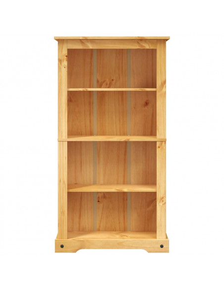 Libreria a 4 Ripiani Pino Messicano Corona Range 81x40x170 cm