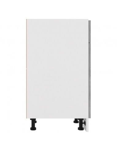 Armadio Inferiore Cassetto Grigio Cemento 30x46x81,5Multistrato