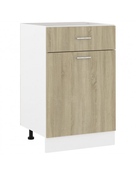 Armadio Inferiore Cassetto Rovere Sonoma 50x46x81,5 Multistrato