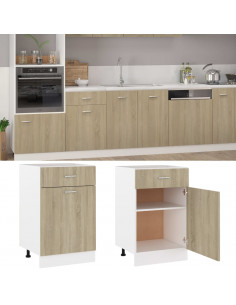 Armadio Inferiore Cassetto Rovere Sonoma 50x46x81,5 Multistrato 2