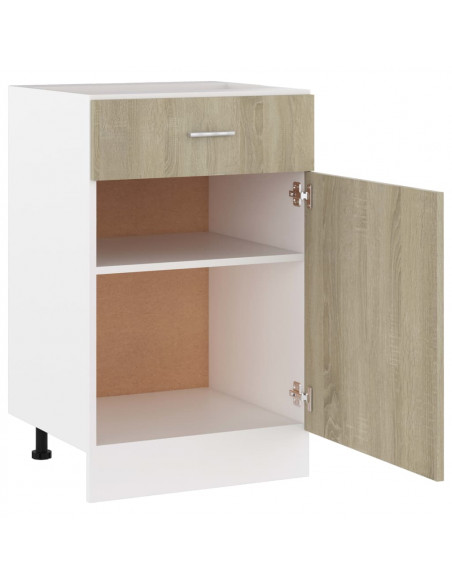 Armadio Inferiore Cassetto Rovere Sonoma 50x46x81,5 Multistrato