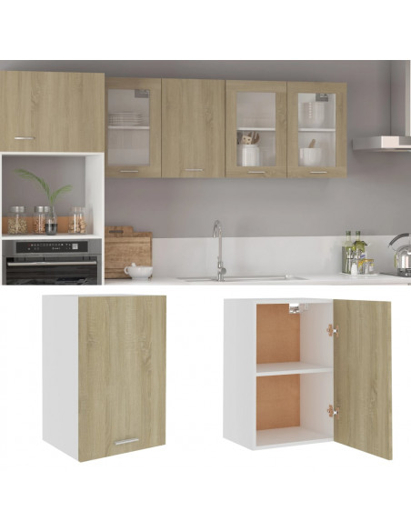 Mobile Pensile Rovere Sonoma 39,5x31x60 cm in Legno Multistrato