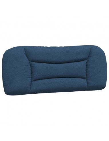 Letto con Materasso Blu 100x200 cm in Tessuto